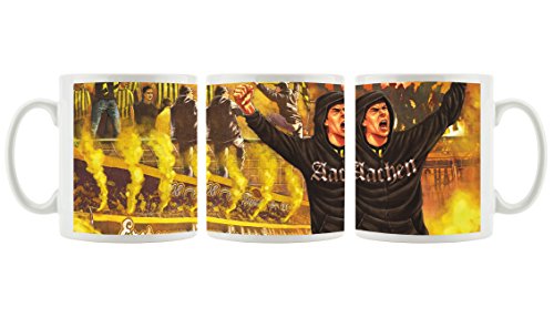 Ultras Aachen als Bedruckte Kaffeetasse/Teetasse aus Keramik, 300ml, weiß von Ultras-Art