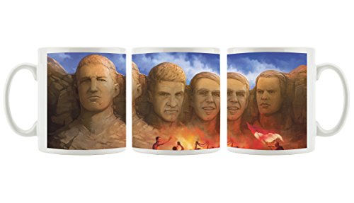 Ultras-Art Mount Bayern als Bedruckte Kaffeetasse/Teetasse aus Keramik, 300ml, weiß von Ultras-Art
