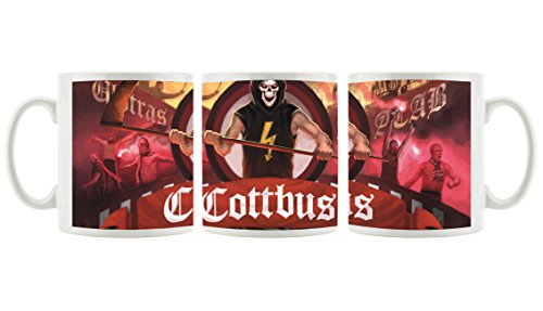 Ultras Cottbus als Bedruckte Kaffeetasse/Teetasse aus Keramik, 300ml, weiß von Ultras-Art