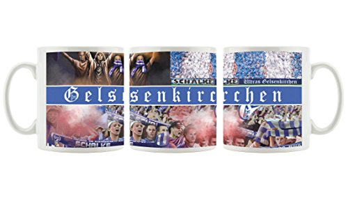 Ultras Gelsenkirchen als Bedruckte Kaffeetasse/Teetasse aus Keramik, 300ml, weiß von Ultras-Art