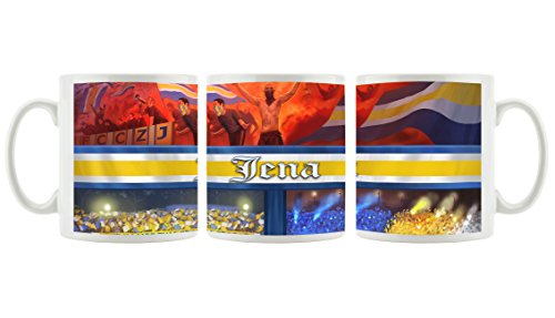 Ultras JENA als Bedruckte Kaffeetasse/Teetasse aus Keramik, 300ml, weiß von Ultras-Art