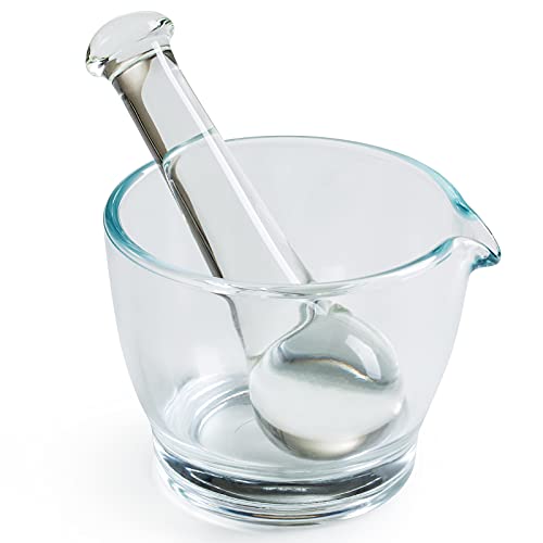 Ultrassist 227 ml Glasmörser und Stößelschale, Medizinmühle und Mixer für Apotheke oder Wissenschaftslabor Ultrassist 227 ml Glasmörser und Stößelschale, Medizinmühle und Mixer für Apotheke oder Wissenschaftslabor von Ultrassist