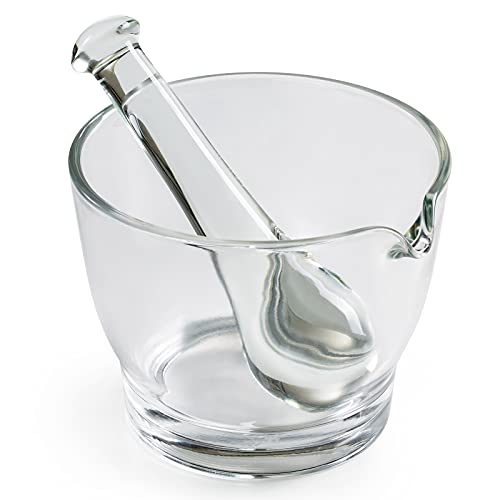 Ultrassist 473 ml Glasmörser und Stößelschale, Medizinmühle und Mixer für Apotheke oder Wissenschaftslabor Ultrassist 473 ml Glasmörser und Stößelschale, Medizinmühle und Mixer für Apotheke oder Wissenschaftslabor von Ultrassist