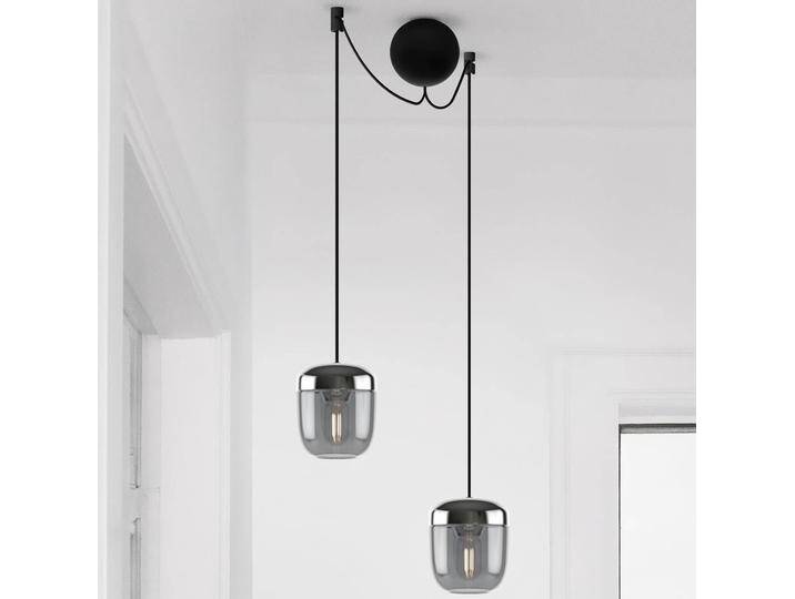 UMAGE Design Hängelampe Acorn, dimmbar, alu / grau / zink, für Wohn- / Esszimmer, Glas, Design, Pendelleuchte von Umage