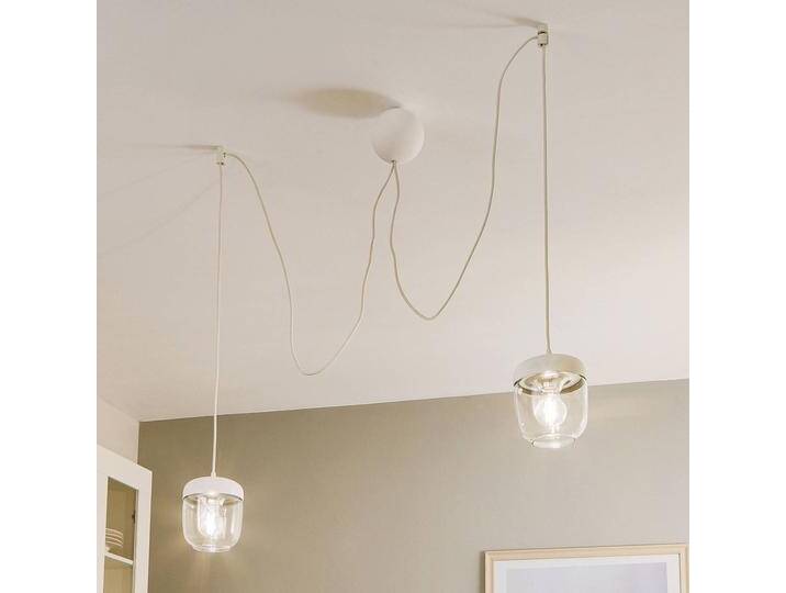 UMAGE Design Hängelampe Acorn, dimmbar, weiß / opal, für Wohn- / Esszimmer, Glas, Design, Pendelleuchte von Umage