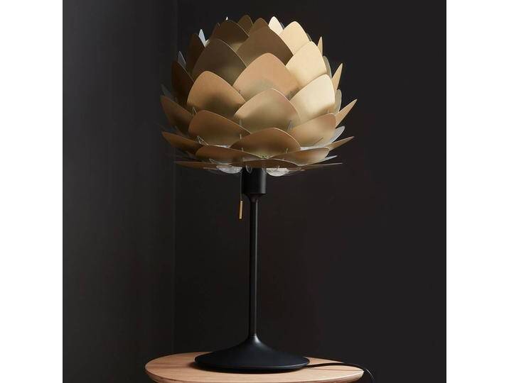 UMAGE Design Tischlampe Aluvia, messing / gold, für Wohn- / Esszimmer, Aluminium, Design, Tischlampe von Umage