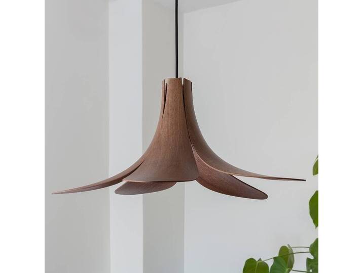 UMAGE Design Hängelampe Jazz, dimmbar, Holz dunkel, für Wohn- / Esszimmer, Holz, Skandinavisch, Pendelleuchte von Umage
