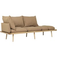UMAGE - Lounge Around 3-Sitzer Sofa, Eiche / sugar brown von Umage