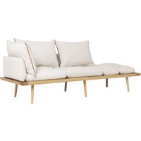 UMAGE - Lounge Around 3-Sitzer Sofa, Eiche / white sands von Umage