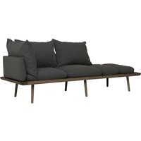 UMAGE - Lounge Around 3-Sitzer Sofa, Eiche dunkel / shadow von Umage