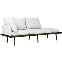 UMAGE - Lounge Around 3-Sitzer Sofa, Eiche dunkel / sterling von Umage