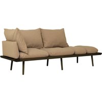 UMAGE - Lounge Around 3-Sitzer Sofa, Eiche dunkel / sugar brown von Umage