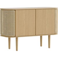 UMAGE - Treasures Sideboard mit 2 Türen, Eiche / Wiener Geflecht von Umage