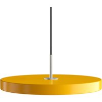 UMAGE - Asteria LED-Pendelleuchte, Stahl / safrangelb von Umage