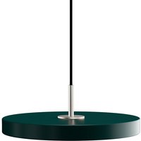 UMAGE - Asteria Mini LED-Pendelleuchte, Stahl / forest green von Umage