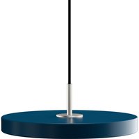 UMAGE - Asteria Mini LED-Pendelleuchte, Stahl / petrol von Umage