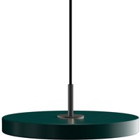 UMAGE - Asteria Mini LED-Pendelleuchte, schwarz / forest green von Umage