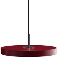 UMAGE - Asteria Mini LED-Pendelleuchte, schwarz / ruby red von Umage