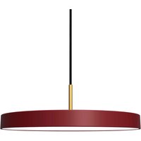 UMAGE - Asteria Pendelleuchte LED, Messing / ruby red von Umage