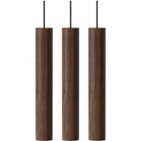 UMAGE - Chimes Cluster 3 LED-Pendelleuchte, Ø 3 x 22 cm, Eiche dunkel von Umage