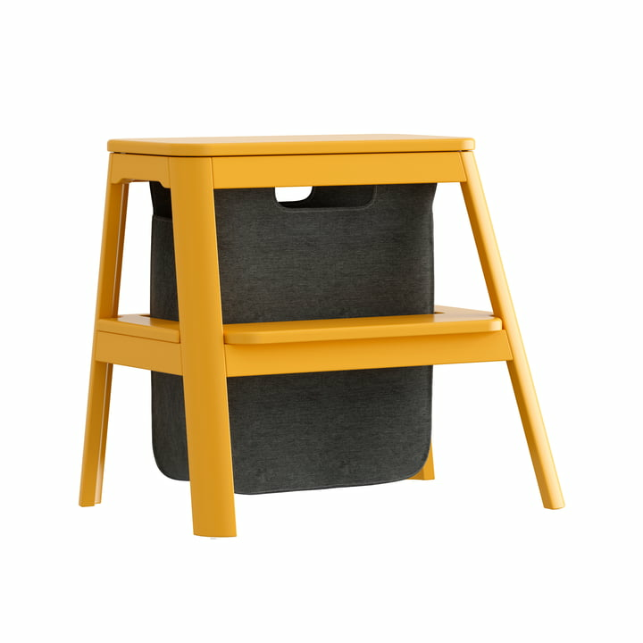 Umage Step It Up Hockerleiter Hocker Tritt Tritthocker Trittleiter Safrangelb B-Ware von Umage
