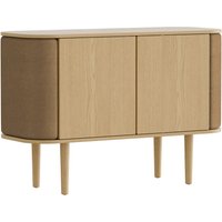 UMAGE - Treasures Sideboard mit 2 Türen, Eiche natur / sugar brown von Umage