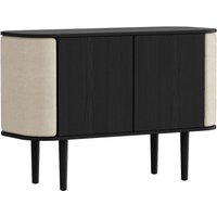 UMAGE - Treasures Sideboard mit 2 Türen, Eiche schwarz / white sands von Umage