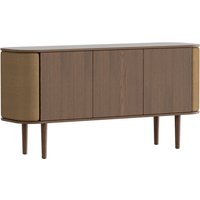 UMAGE - Treasures Sideboard mit 3 Türen, Eiche dunkel / sugar brown von Umage