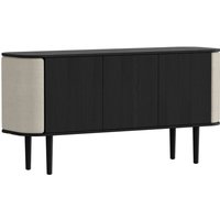 UMAGE - Treasures Sideboard mit 3 Türen, Eiche schwarz / white sands von Umage