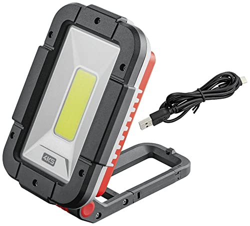 4K5 Tools Arbeitslampe WL 1500 (LED-Baustrahler, Leuchtkraft 1500 lm, Flutlicht, sechs Leuchtstufen, Arbeitsleuchte, aufladbar über USB-C) von 4K5