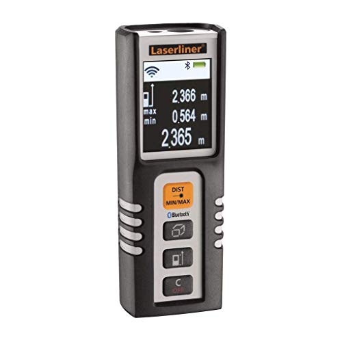 LASERLINER - DistanceMaster Compact Plus - Entfernungsmesser - Präzise Messungen Längen, Flächen und Volumen - Reichweite 40m - Bluetooth - Schutz für den Außenbereich - Einfach zu bedienen - Kompakt LASERLINER - DistanceMaster Compact Plus - Entfernungsmesser - Präzise Messungen Längen, Flächen und Volumen - Reichweite 40m - Bluetooth - Schutz für den Außenbereich - Einfach zu bedienen - Kompakt von Umarex