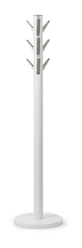 B-Ware Umbra Flapper Garderobenständer Garderobe Weiß Silber Holz Siehe Text/Foto B-Ware Umbra Flapper Garderobenständer Garderobe Weiß Silber Holz Siehe Text/Foto von Umbra