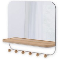 [GEBRAUCHT] B-Ware Umbra Estique Garderobe Kleiderständer Spiegel Flur Ablage Buche Siehe Text/Foto von Umbra