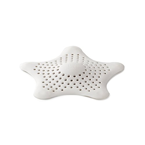 Umbra Starfish Abfluss Haarfänger mit 5 Starken Saugnäpfen – Silikon Abflusssieb und Haar Stopper für Dusche, Badewanne, Waschbecken und Spüle – Hält Abflüsse Frei von Haaren und Kleinteilen, Weiß Umbra Starfish Abfluss Haarfänger mit 5 Starken Saugnäpfen – Silikon Abflusssieb und Haar Stopper für Dusche, Badewanne, Waschbecken und Spüle – Hält Abflüsse Frei von Haaren und Kleinteilen, Weiß von Umbra