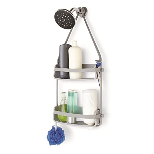 Umbra Flex Duschablage, Duschregal, Duschcaddy, Duschdiener, 65.5 x 33.4 x 10.3 cm, Grau Umbra Flex Duschablage, Duschregal, Duschcaddy, Duschdiener, 65.5 x 33.4 x 10.3 cm, Grau von Umbra