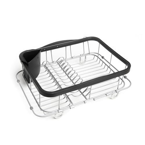 Umbra Multi-Use Dish Rack Black Sinkin multifunktionaler Geschirrständer Schwarz/Nickel, Metall, Groß von Umbra