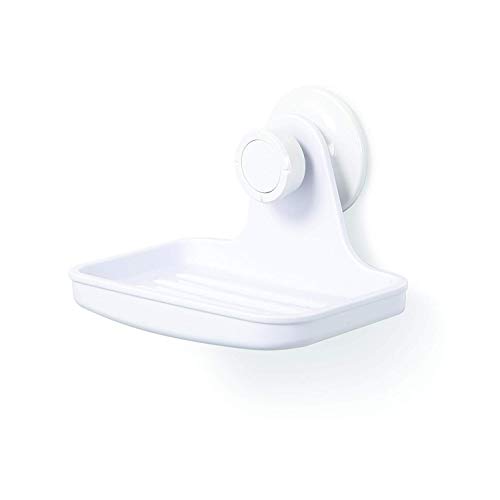 Umbra Flex Dusch Seifenhalter mit Gel-Verschluss Technologie – Seifenschale für Seifenstücke, Luffaschwämme, Baby Badeschwämme und Mehr (kein Bohren, Rostfrei) von Umbra
