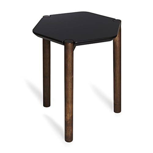 Umbra 1005863-048 Lexy Side Table, Beistelltisch aus Holz, Schwarz-Walnuss, 41.27 x 36.83 x 48.26cm von Umbra