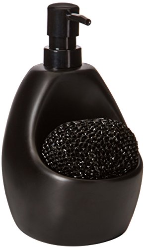 Umbra 330750-040 Joey Seifenspender und Scrubbyhälter 740 ml schwarz von Umbra