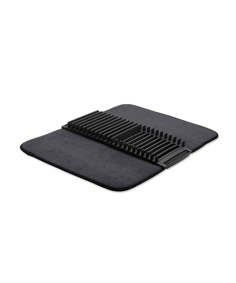 Umbra Abtropfmatte udry drying mat geschirrständer umbra black von Umbra