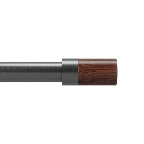 Umbra Blok Ausziehbare Vorhangstange mit, Inklusive 2 passende Endstücke, Halterungen und Hardware, 72"-144", 183-366 cm, D25mm, Grau Umbra Blok Ausziehbare Vorhangstange mit, Inklusive 2 passende Endstücke, Halterungen und Hardware, 72"-144", 183-366 cm, D25mm, Grau von Umbra
