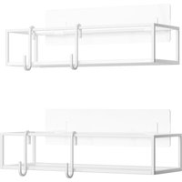 Umbra - Cubiko Duschablage 2er-Set, weiß von Umbra