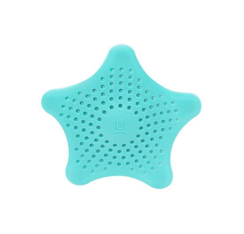 Umbra Duschablauf Starfish, Abfluss Haarfänger mit 5 Starken Saugnäpfen, Silikon, Abflusssieb und Haar Stopper für Dusche, Badewanne, Waschbecken und Spüle, Hält Abflüsse Frei von Haaren und Kleinteilen von Umbra