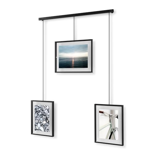 Umbra Exhibit Foto Collage Bilderrahmen – Flexibles Bilderrahmen-Set zur Horizontalen und Diagonalen Anbringung für 3 Photos, Kunstdrucke, Bilder, 10 x 15 und 13 x 18 cm, Schwarz Umbra Exhibit Foto Collage Bilderrahmen – Flexibles Bilderrahmen-Set zur Horizontalen und Diagonalen Anbringung für 3 Photos, Kunstdrucke, Bilder, 10 x 15 und 13 x 18 cm, Schwarz von Umbra