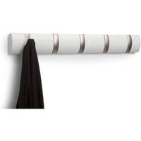 Umbra Flip 5 Coat Hooks - White von Umbra