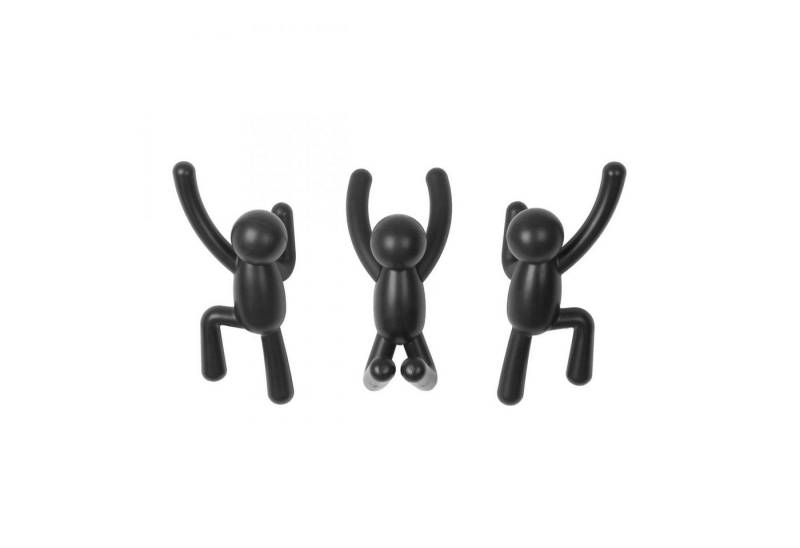 Umbra Garderobenhaken Garderobenhaken Buddy 3er Set schwarz Umbra Garderobenhaken Garderobenhaken Buddy 3er Set schwarz von Umbra