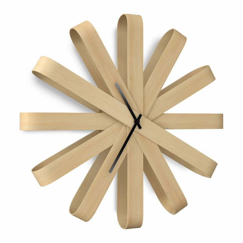 Umbra Ribbonwood Wanduhr Küchenuhr Uhr Analoguhr 514cm Buche Siehe Text/Foto C-Ware von Umbra