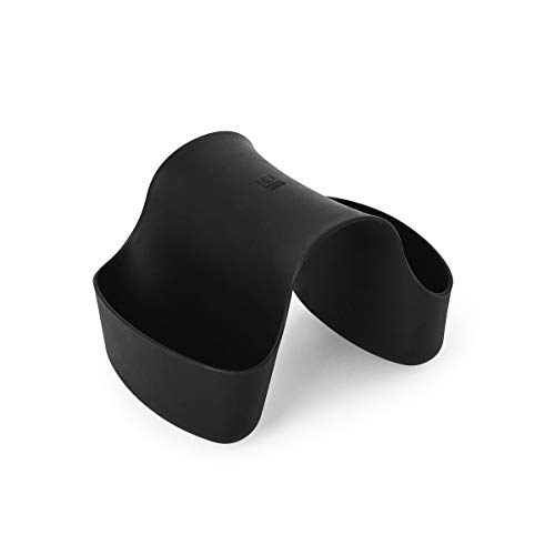 Umbra Saddle Spülbeckenablage – flexibler Halter für Küchenschwamm, Topfschrubber, Spüllappen und mehr, Schwarz von Umbra