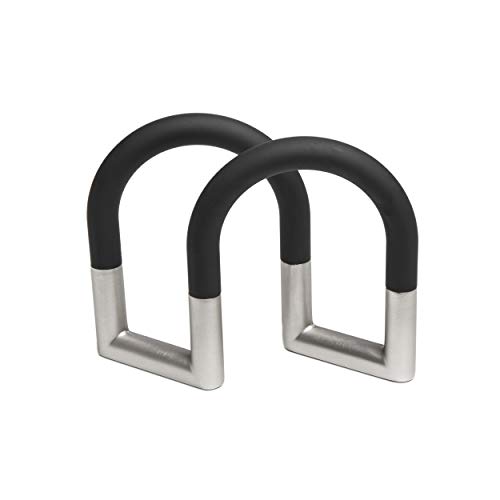 Umbra Swivel Serviettenhalter und Serviettenständer aus Metall, Schwarz/Nickel von Umbra