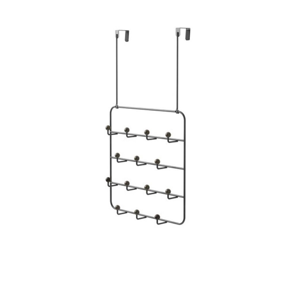 Umbra Türgarderobe Estique, Türen, Wand, (Multifunktionale Türgarderobe, 1-St., mit 14 Haken), Metall Schwarz ohne Bohren von Umbra